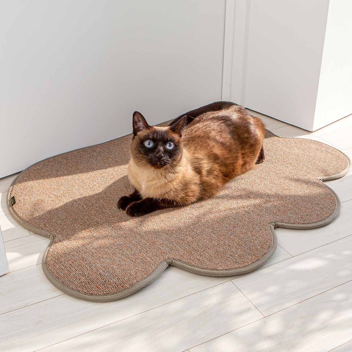 研ぎクズの出ない「爪とぎラグマット」 滑り止め付 - ネコシア